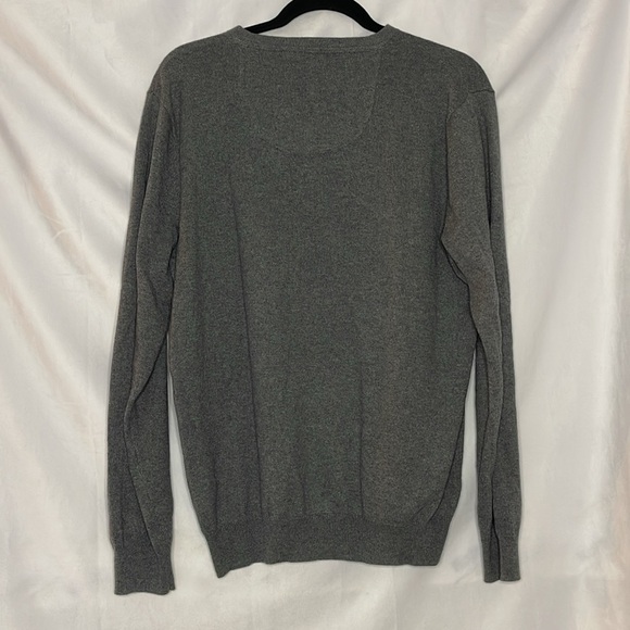 FOXCROFT MENS V-NECK KNIT SWEATER (M) - Picture 5 of 6